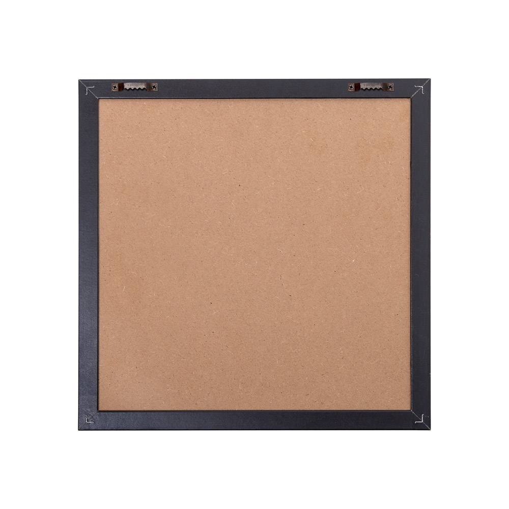Information letter board with a black wooden frame